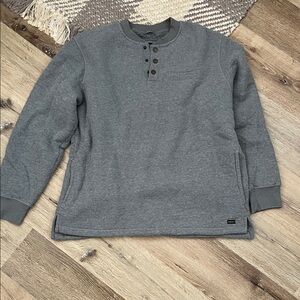 Men’s Stanley Lined Henley Shirt, Size L